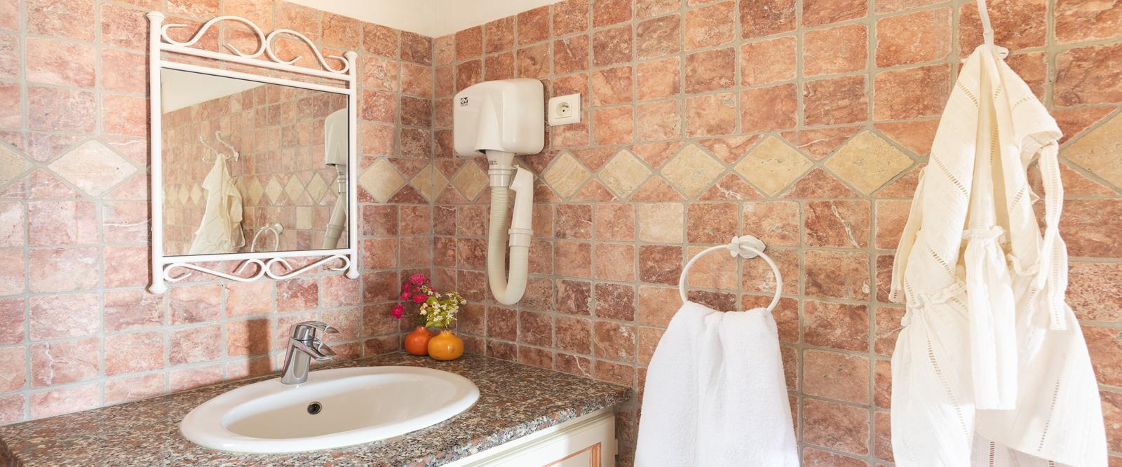 Salle d'eau de votre location en Corse